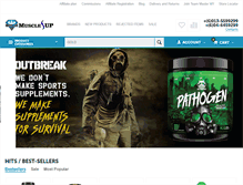 Tablet Screenshot of musclesup.com